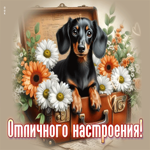 Акварельная, волшебная открытка Отличного настроения