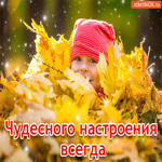 Открытка чудесного настроения всегда