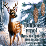 Доброе утро! Пусть оно принесет тебе восторг, азарт, удачу