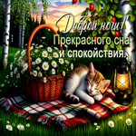Доброй ночи! Прекрасного сна и спокойствия