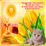 Желаю тёплой масленицы