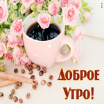 Картинка доброе утро с розами