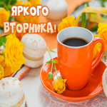 Картинка яркого вторника с розами