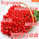 Корзина нежности для моим дорогих друзей