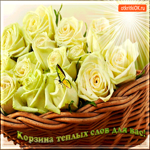 Корзина тёплых слов