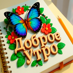 Красивого утра, как эта невероятная бабочка