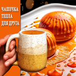 Ласковая гиф-открытка Чашечка тепла для друга