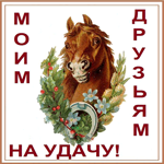 Моим друзьям, на удачу подкову