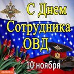 С Днём Сотрудника ОВД 10 ноября