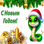 С Новым годом! Год змеи!