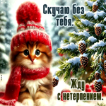 Скучаю без тебя! Жду с нетерпением
