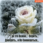 Важно только верить