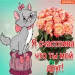 Я счастлива что ты мой друг