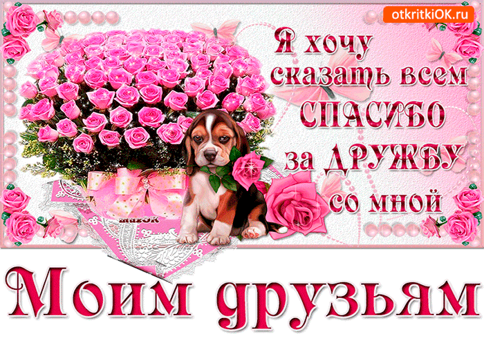 Открытка хочу сказать спасибо