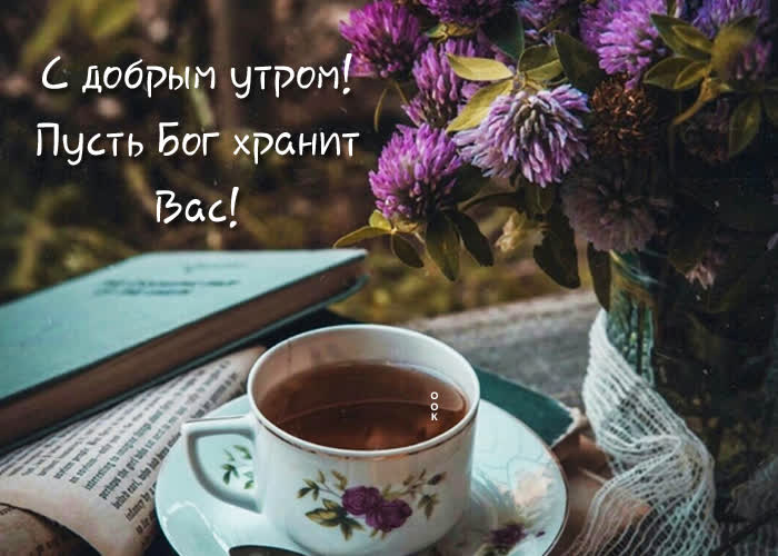Picture картинка с добрым утром! пусть бог хранит вас