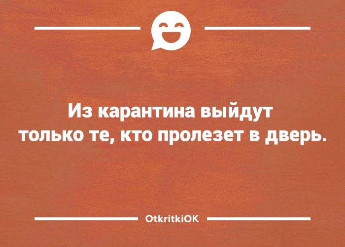 Открытка картинка с юмором про карантин