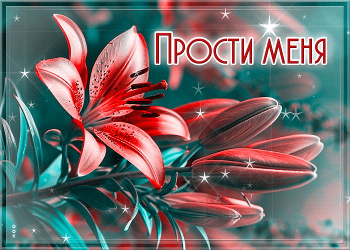 Picture ласковая и искрящаяся гиф-открытка прости меня