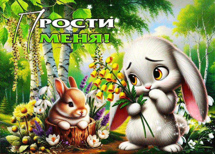 Picture лирическая весенняя открытка прости меня