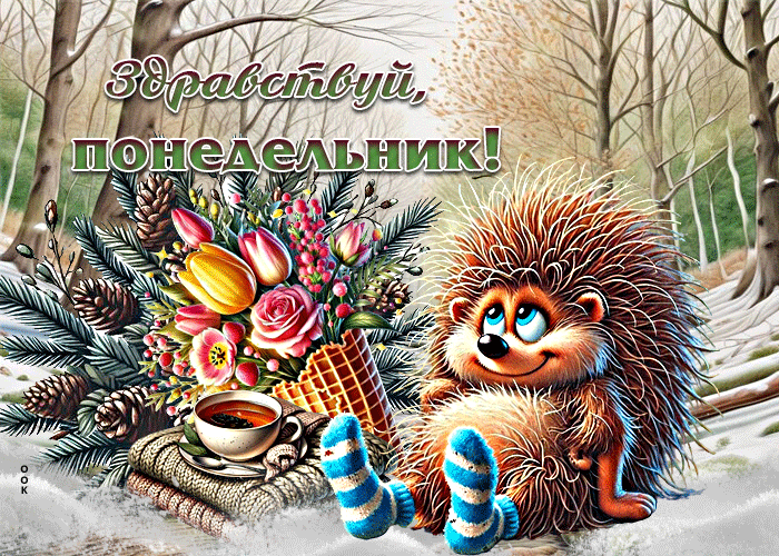 Picture неповторимая открытка здравствуй, понедельник