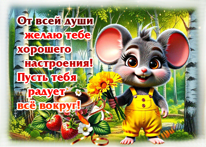 Picture от всей души желаю тебе хорошего настроения! пусть тебя радует все вокруг
