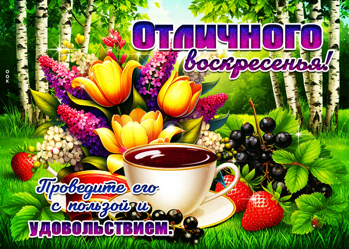 Picture отличного воскресенья! проведи его с пользой и удовольствием