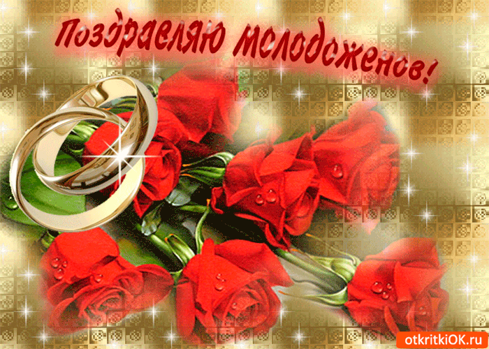 Картинка поздравляю молодоженов