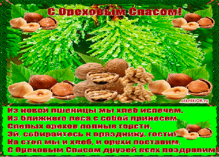 Картинка праздник ореховый спас