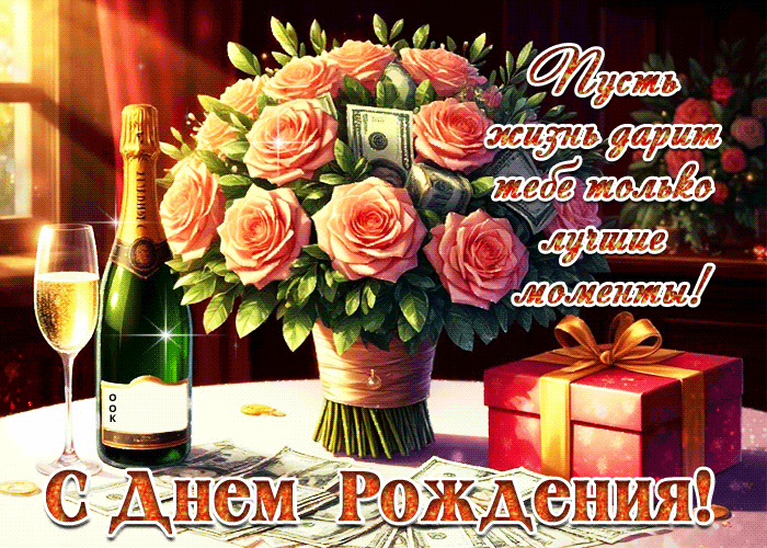 Picture пусть жизнь дарит тебе только лучшие моменты! с днем рождения