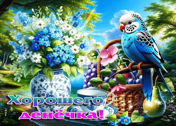 Postcard шикарная летняя гиф-открытка хорошего денечка