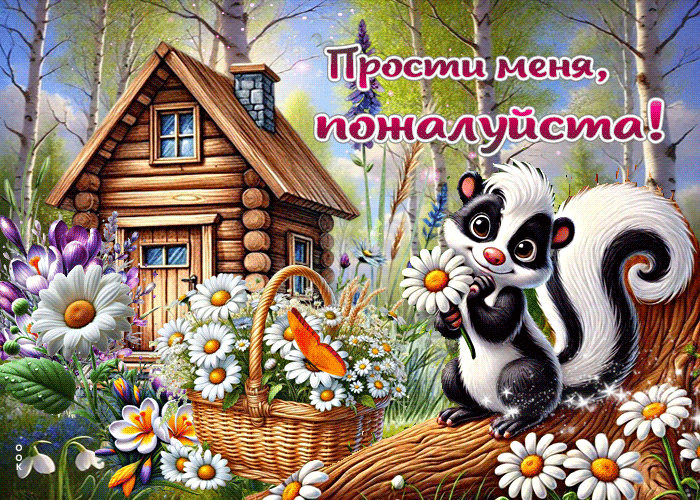 Picture сияющая и цветная гиф-открытка прости меня, пожалуйста