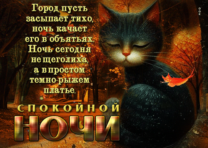 Picture спокойной ночи! город пусть засыпает тихо