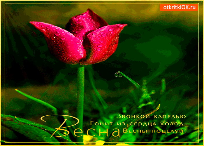 Открытка весна холод гонит