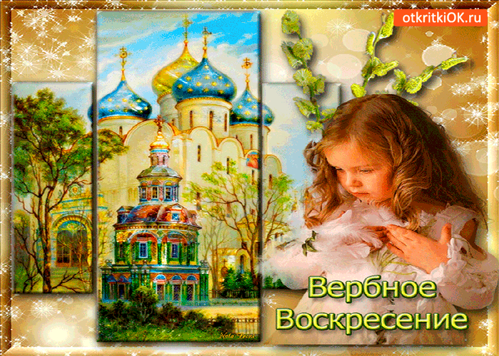 Картинка воскресенье вербное - радость принесёт
